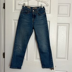 Levi’s Wedgie Straight Jazz Jive Sound Jeans 25